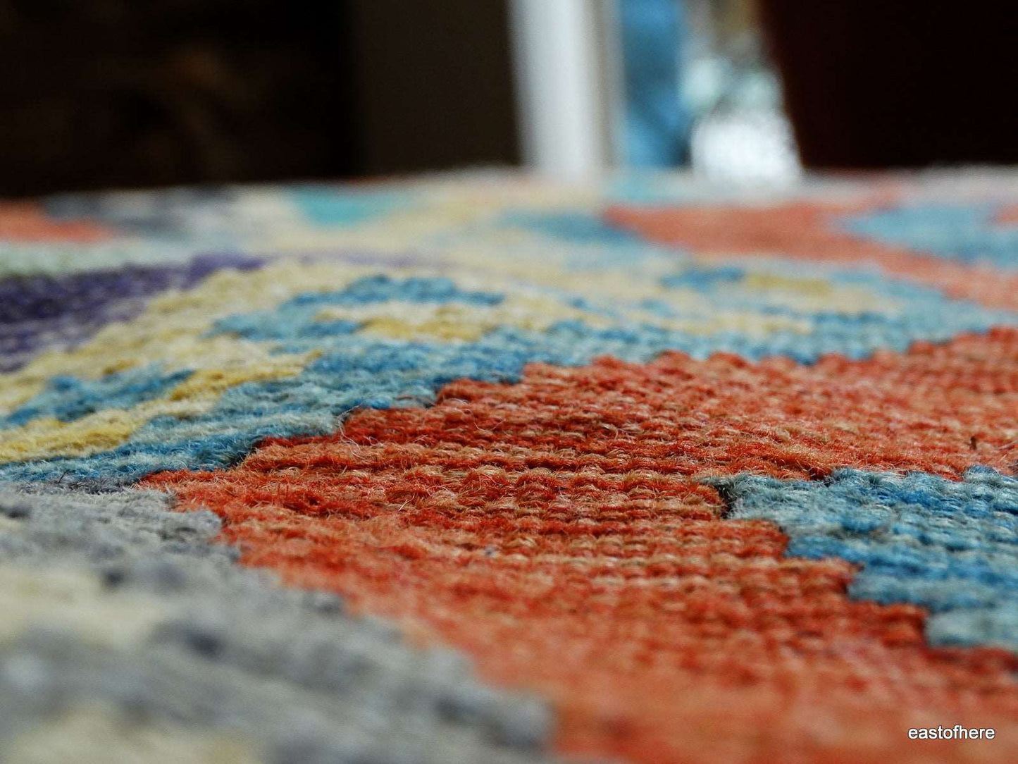 Afghan Kilim (201 x 145cm) - eastofhere