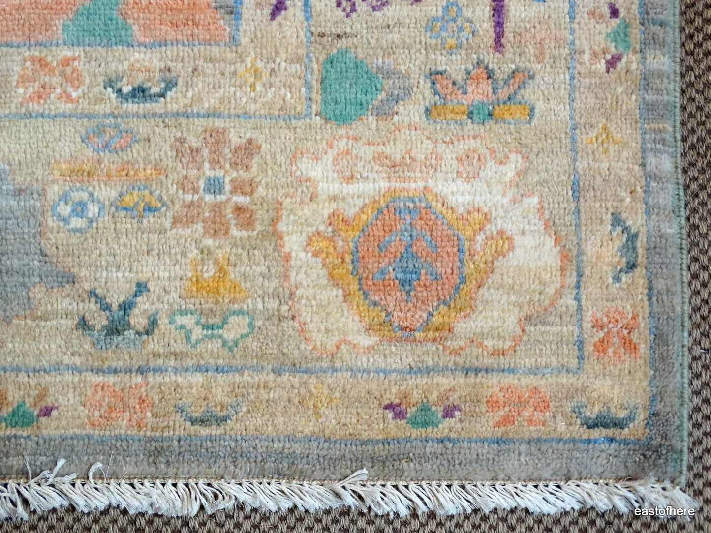 Afghan Oushak (310 x 259cm) - eastofhere