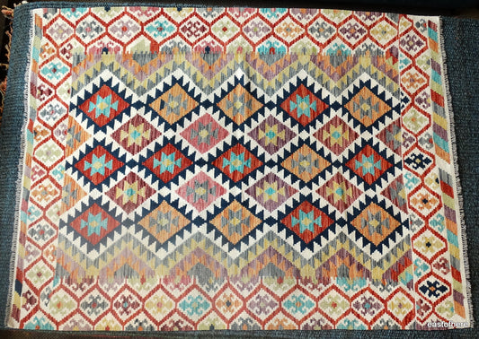 Afghan Kilim (203 x 155cm)