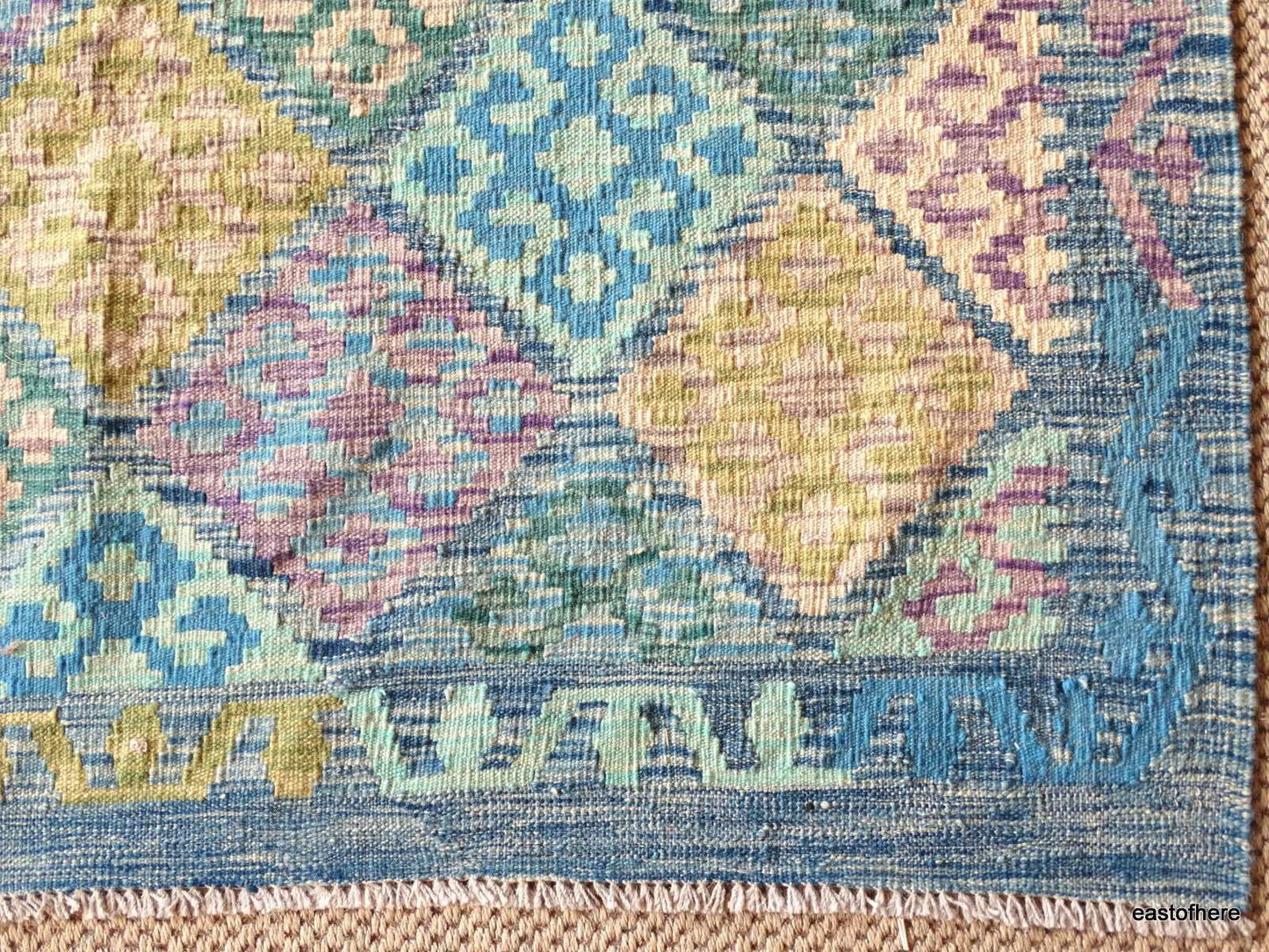 Afghan Kilim (350 x 275cm) - eastofhere