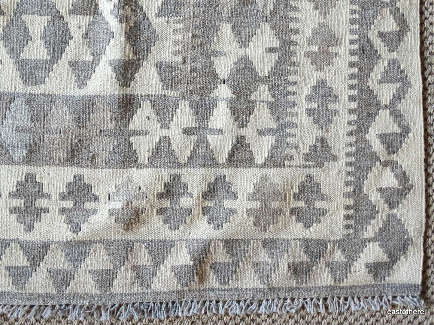 Afghan Kilim (304 x 200cm) - eastofhere