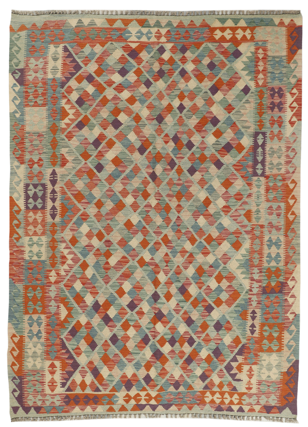 Afghan Kilim Rug (246 x 181cm)