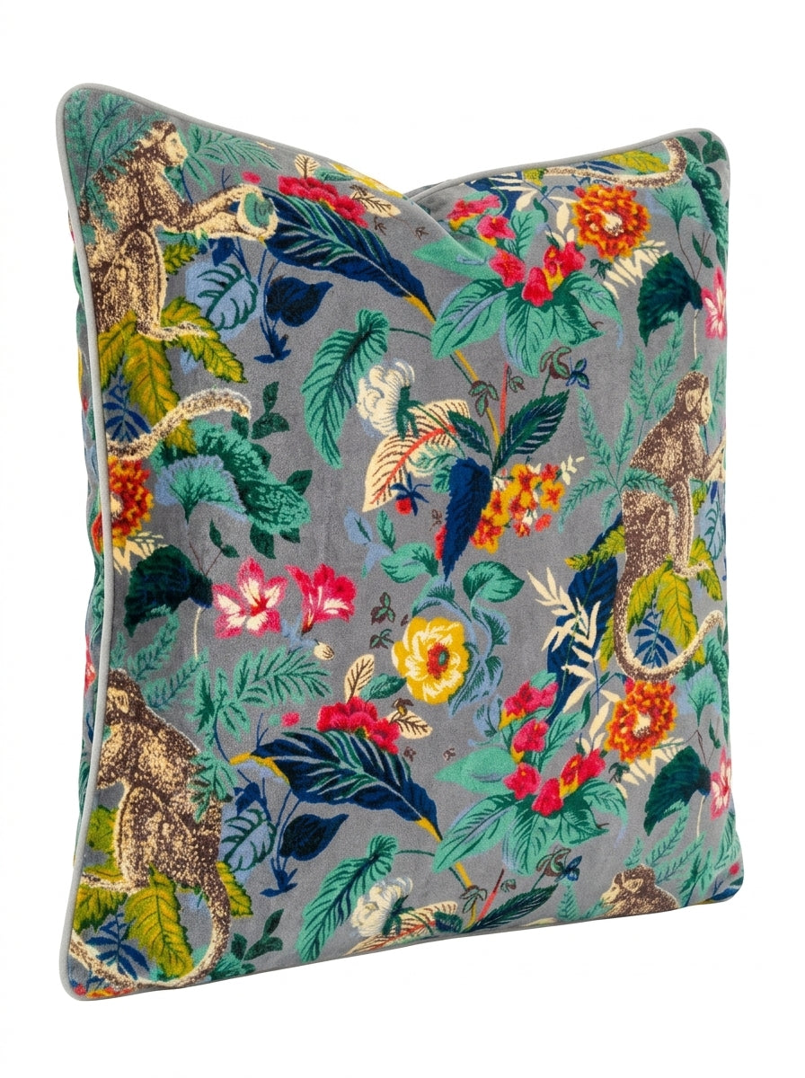 Jaipuri Velvet Cushion