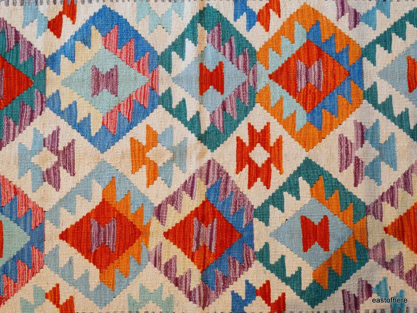 Afghan Kilim (155 x 100cm) - eastofhere