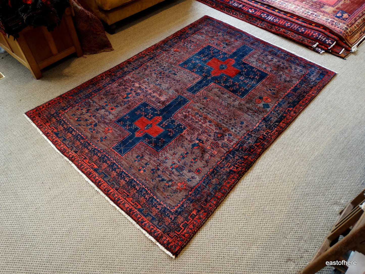 Afshar Sirjan (220 x 158cm) - eastofhere