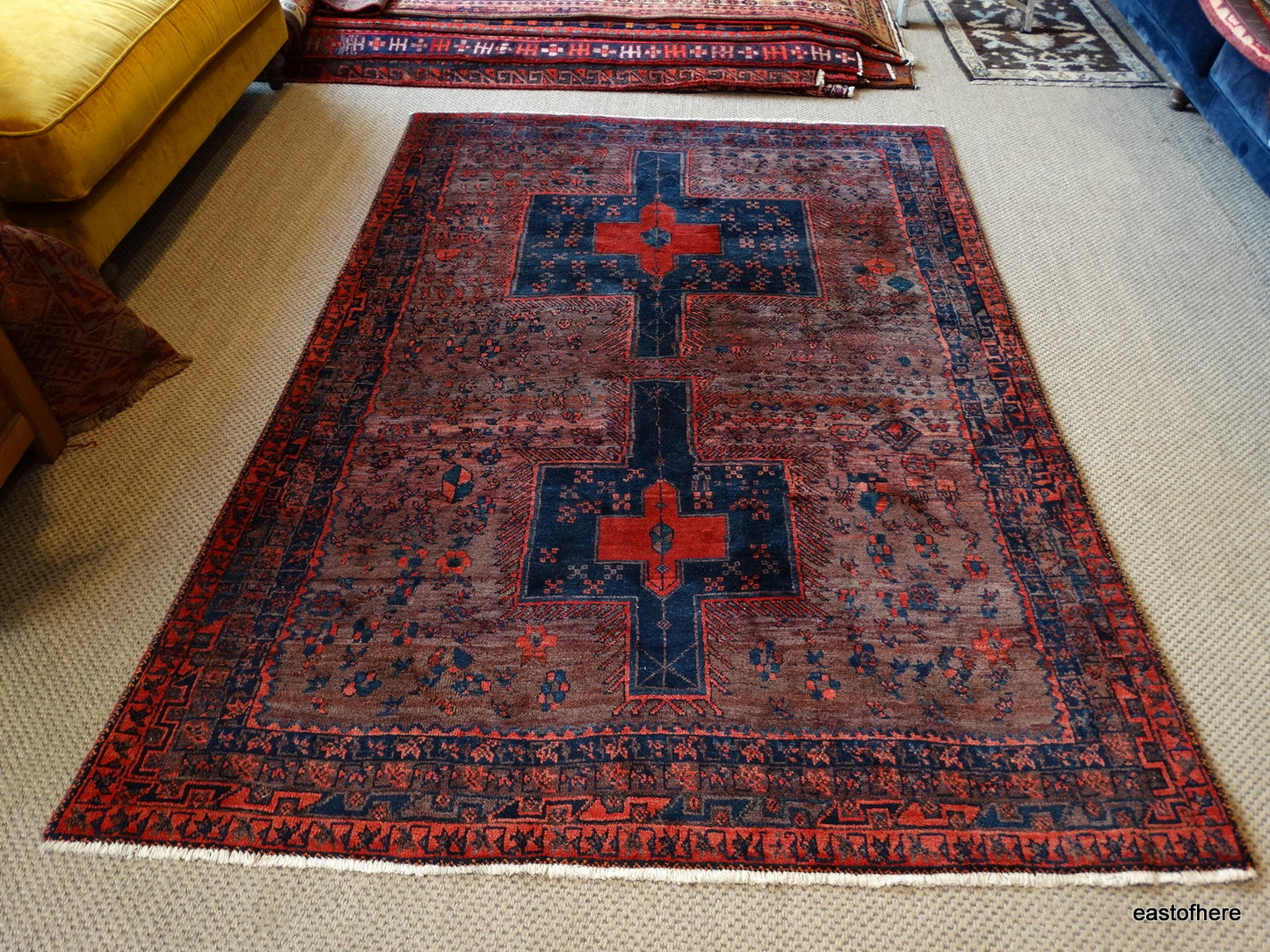 Afshar Sirjan (220 x 158cm) - eastofhere