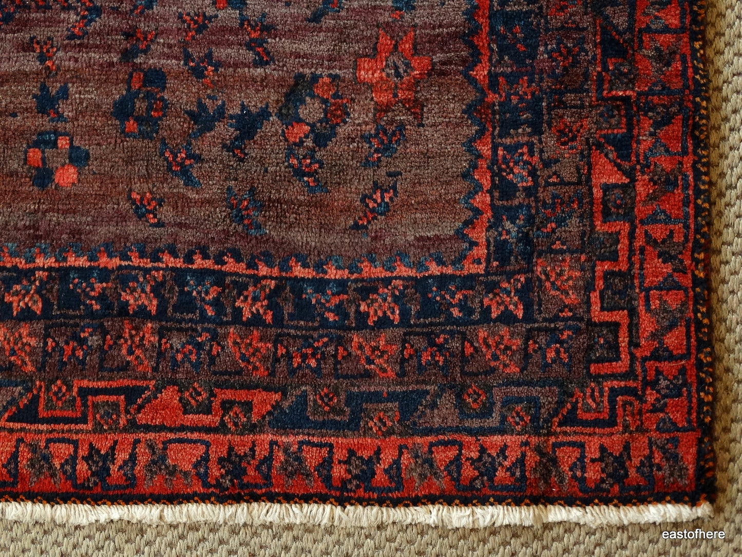 Afshar Sirjan (220 x 158cm) - eastofhere