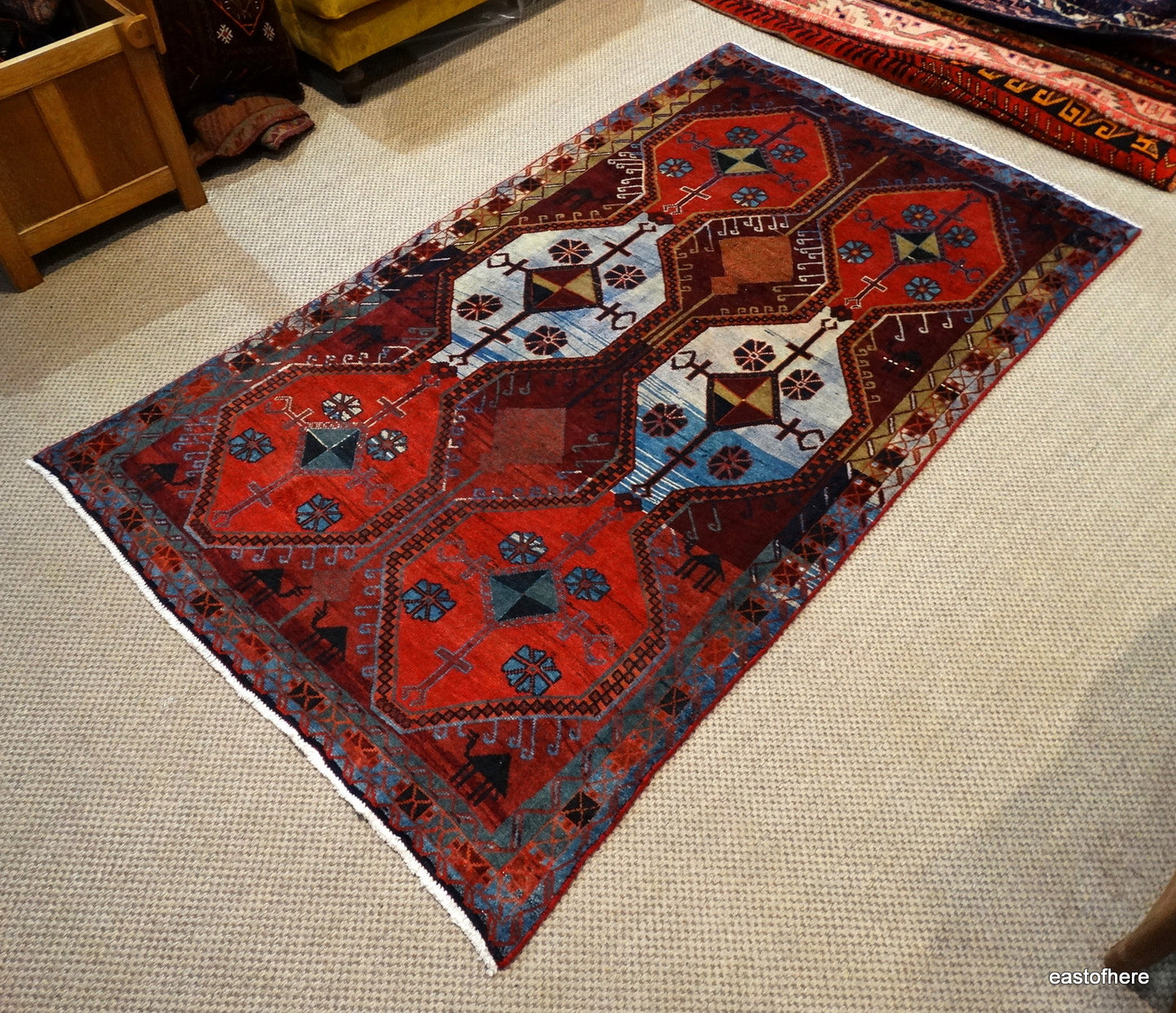 Vintage Afshar (226 x 134cm) - eastofhere