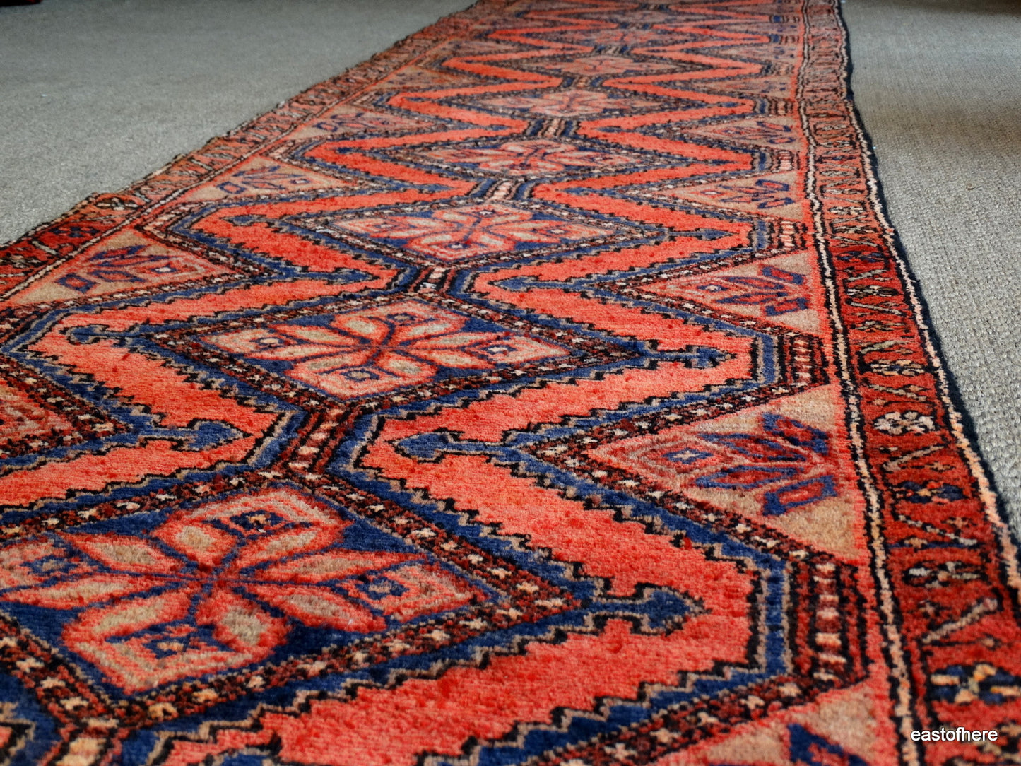 Vintage Hamadan Runner (360 x 74cm) - eastofhere