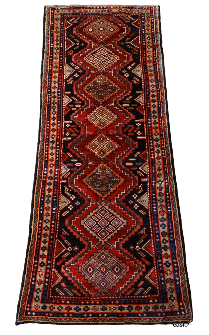 Vintage Hamadan Runner (282 x 111cm) - eastofhere