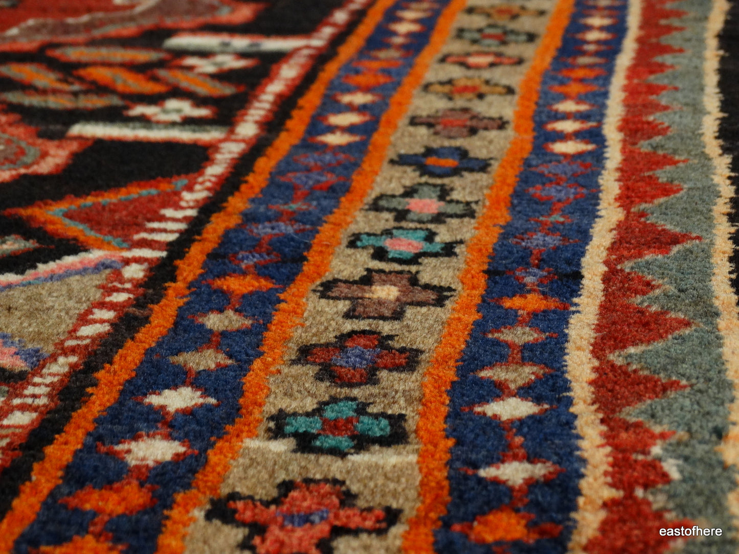 Vintage Hamadan Runner (282 x 111cm) - eastofhere