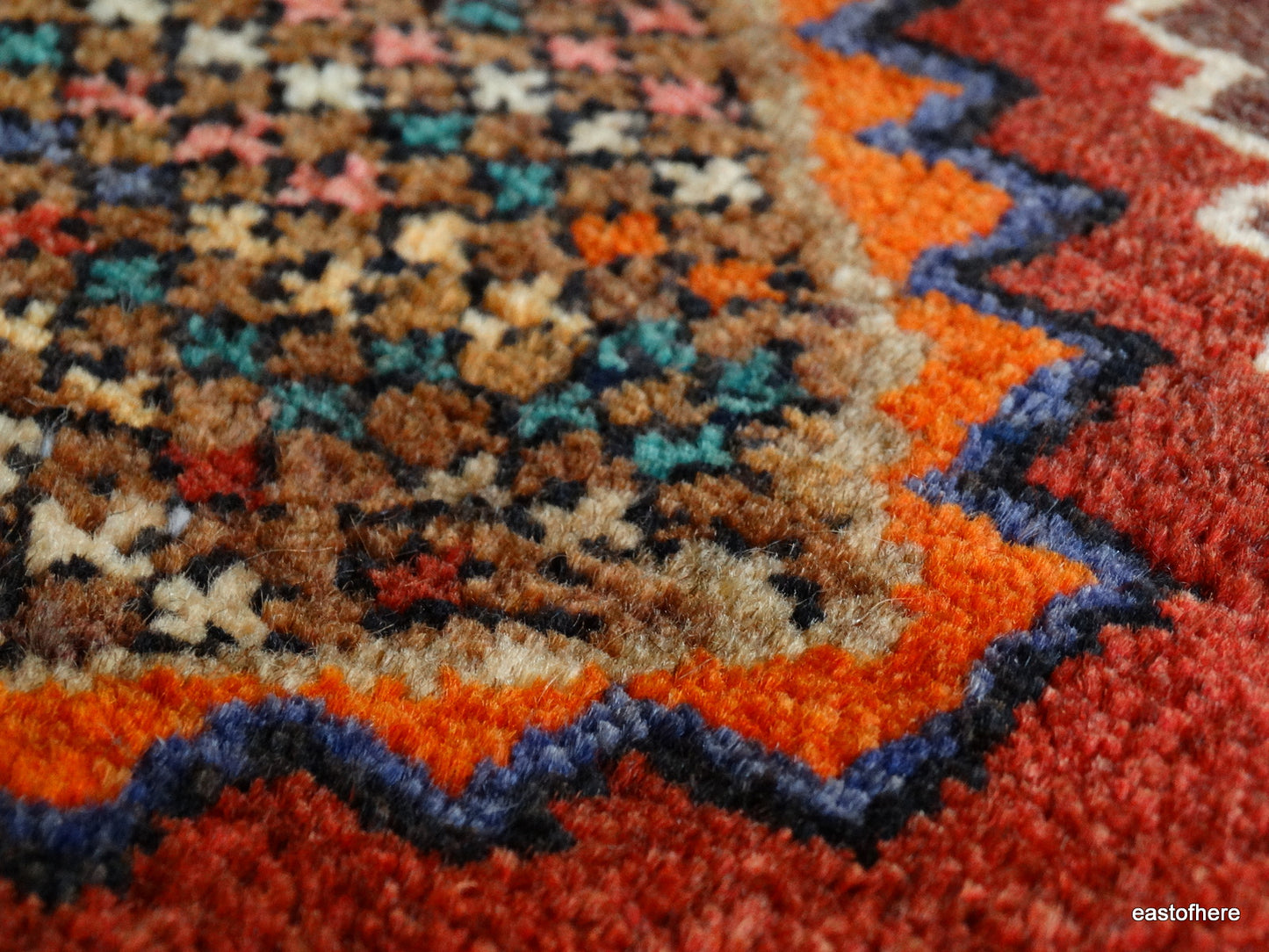 Vintage Hamadan Runner (282 x 111cm) - eastofhere