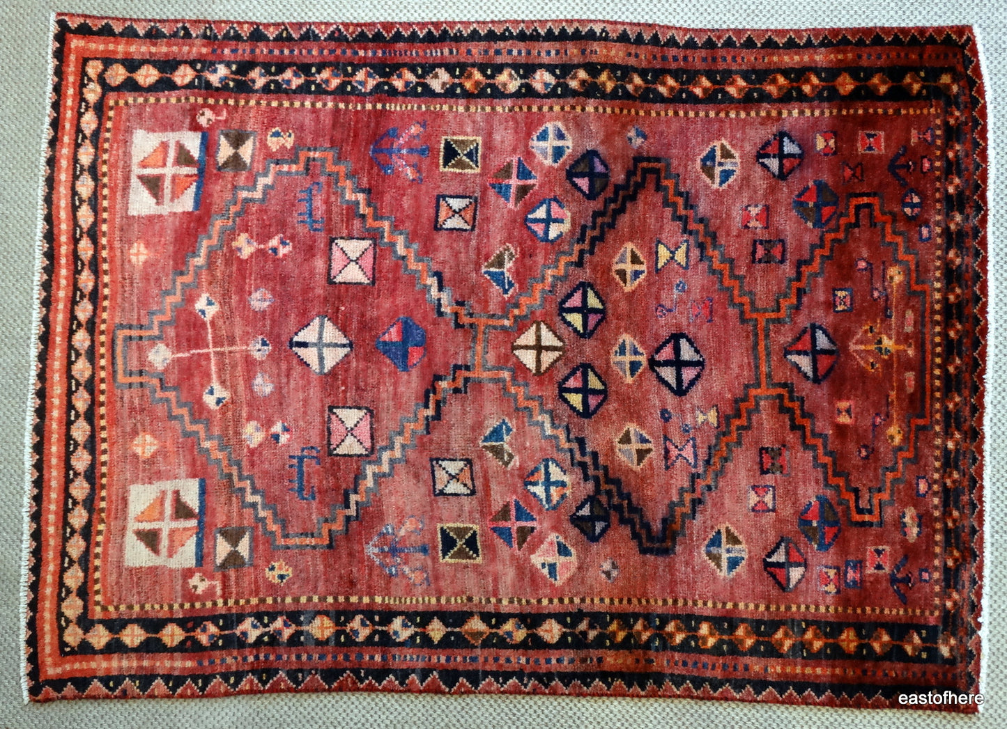 Iranian Gabbeh (194 x 133cm) - eastofhere