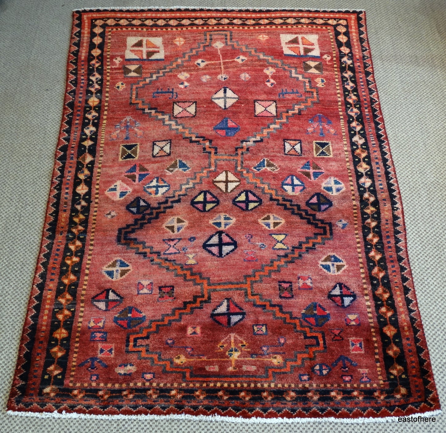 Iranian Gabbeh (194 x 133cm) - eastofhere