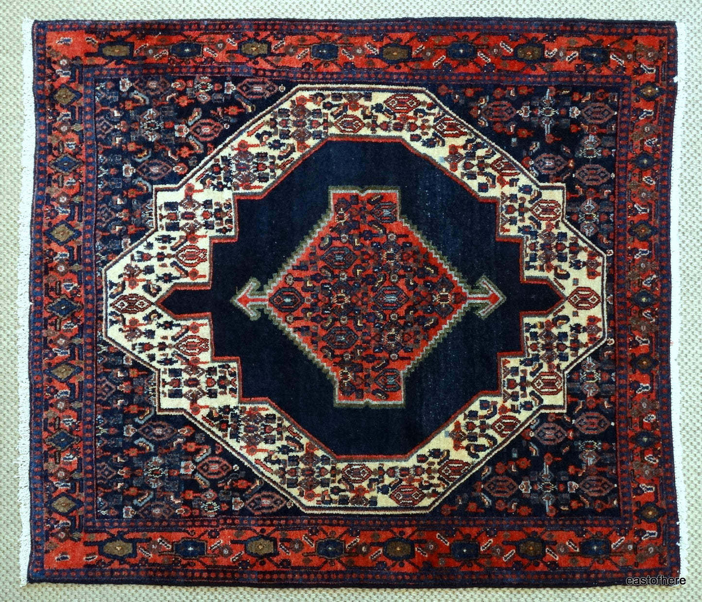 Vintage Senneh (146 x 126cm) - eastofhere