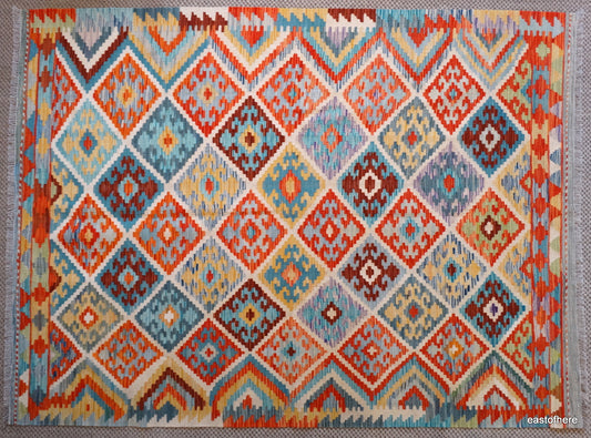 Afghan Kilim (203 x 152cm) - eastofhere