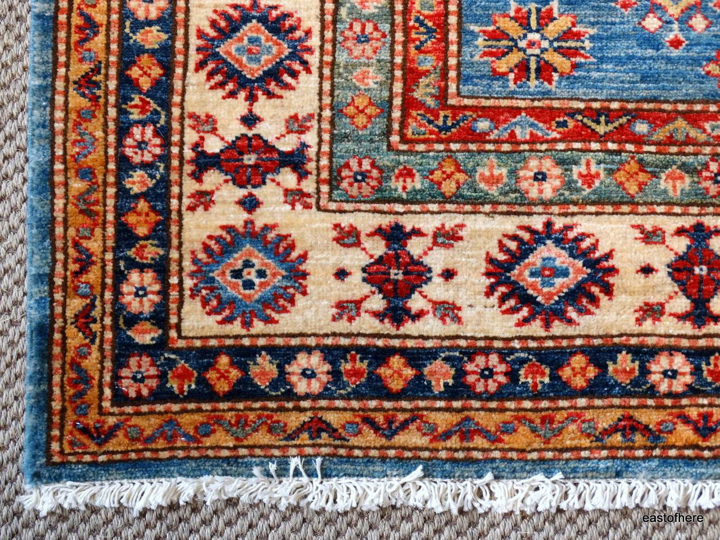 Afghan Kazakh (242 x 172cm) - eastofhere