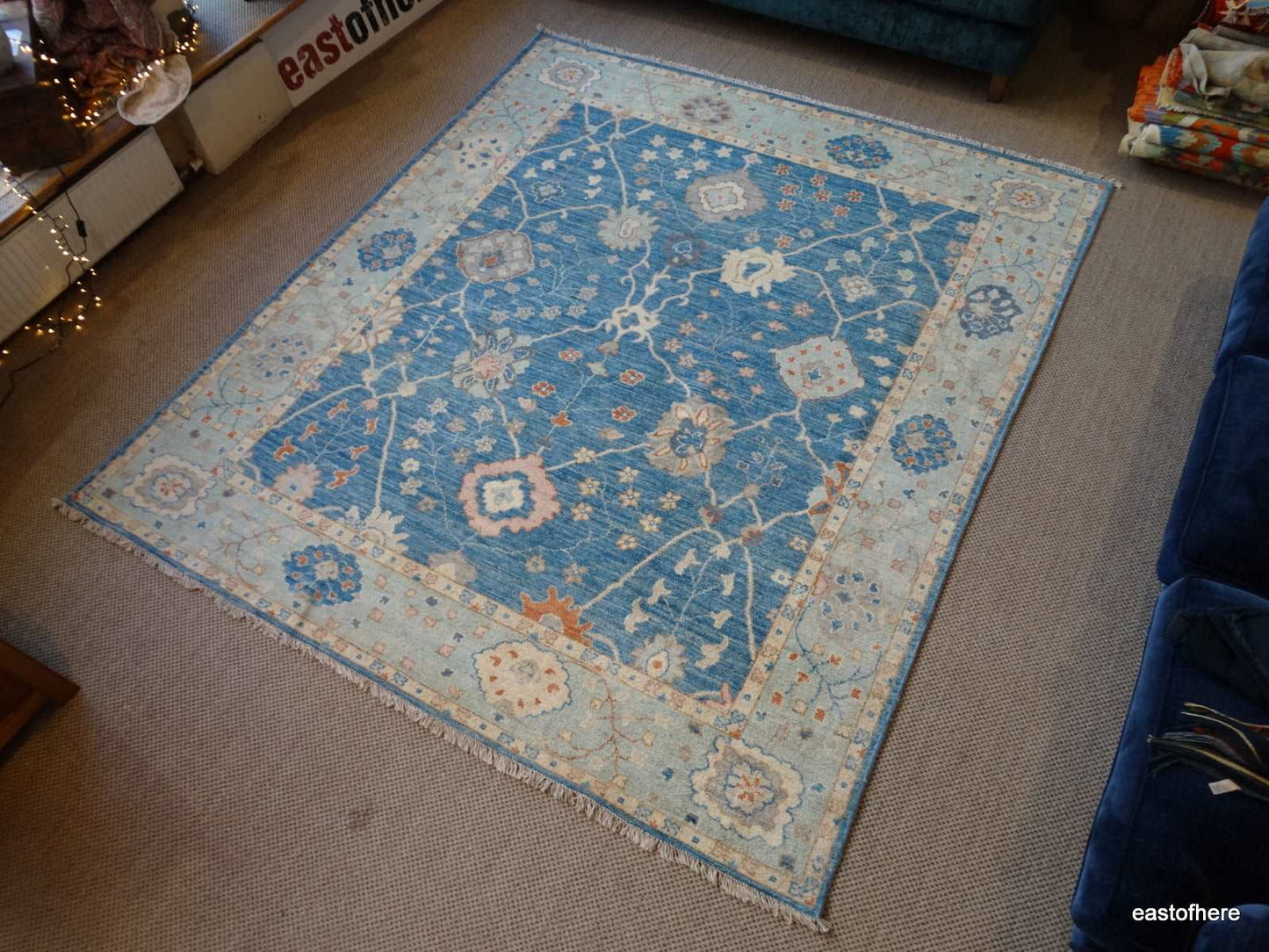 Afghan Oushak (298 x 260cm) - eastofhere