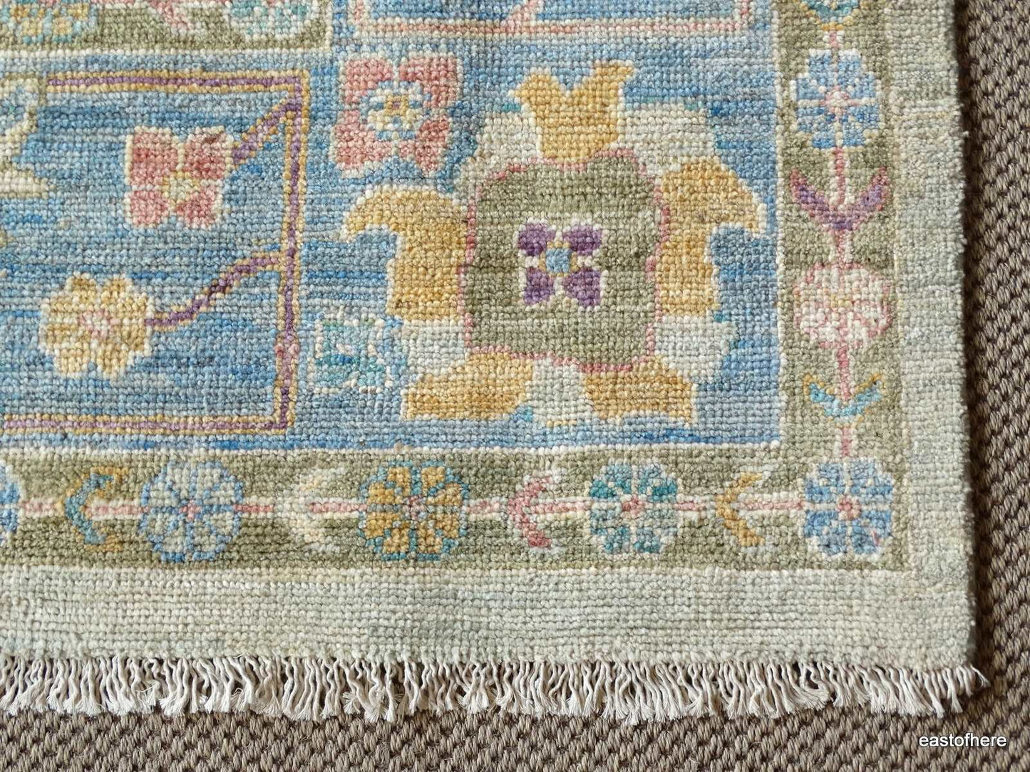 Afghan Oushak (308 x 252cm) - eastofhere