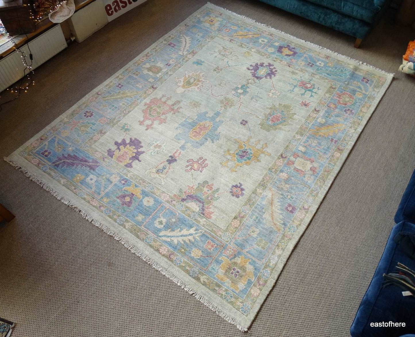 Afghan Oushak (308 x 252cm) - eastofhere