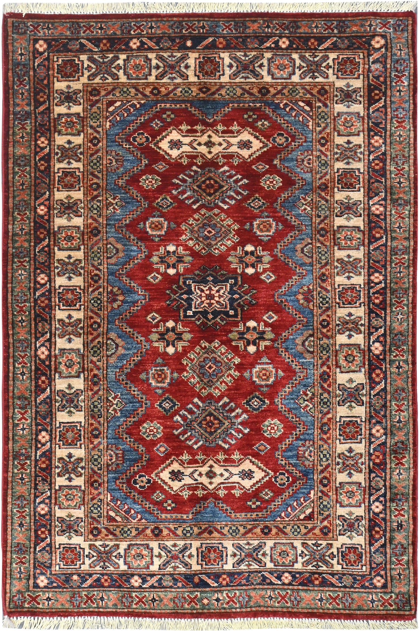 Afghan Kazak Rug (152 x 101cm)