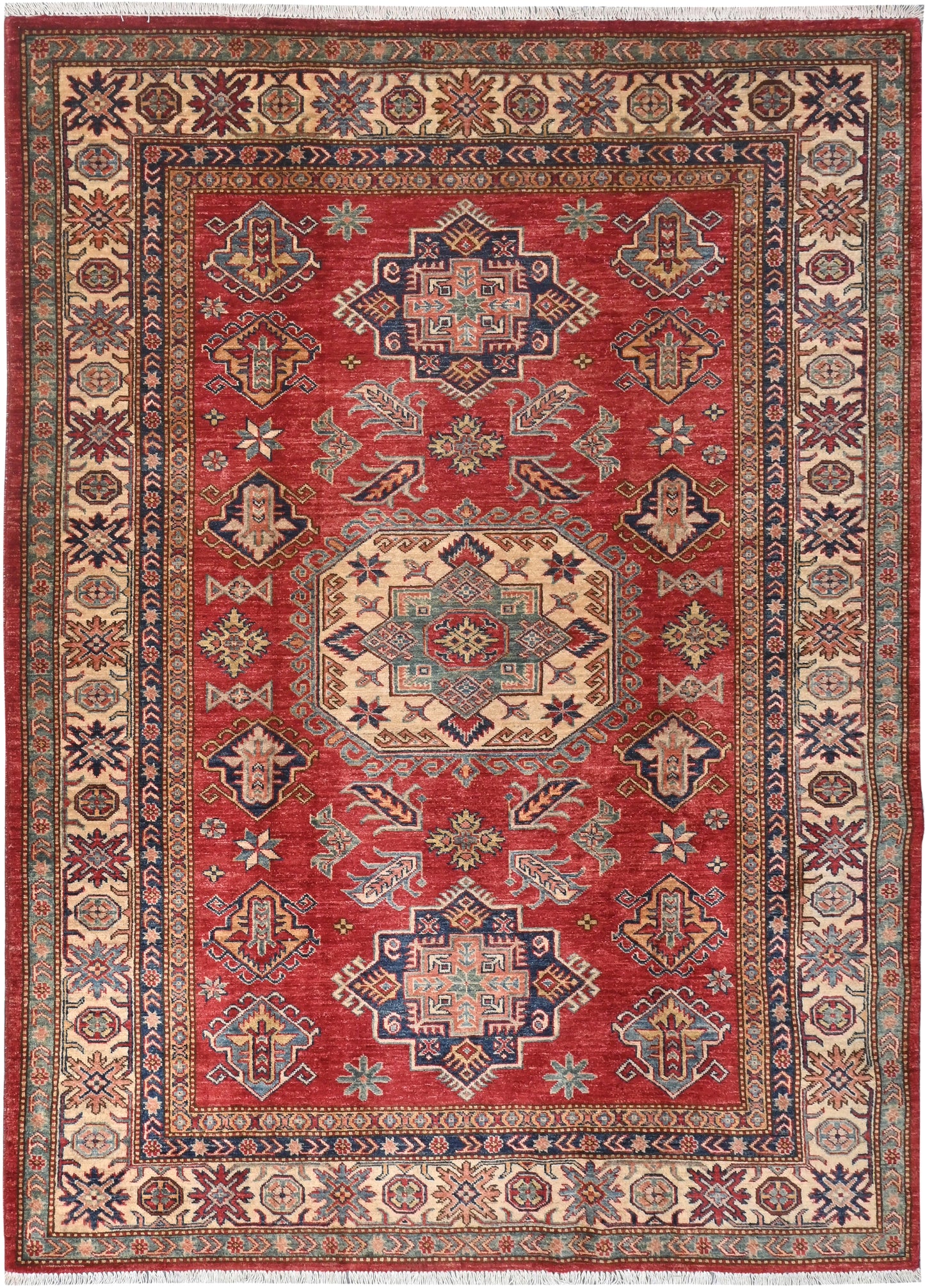 Afghan Kazak Rug (238 x 171cm)