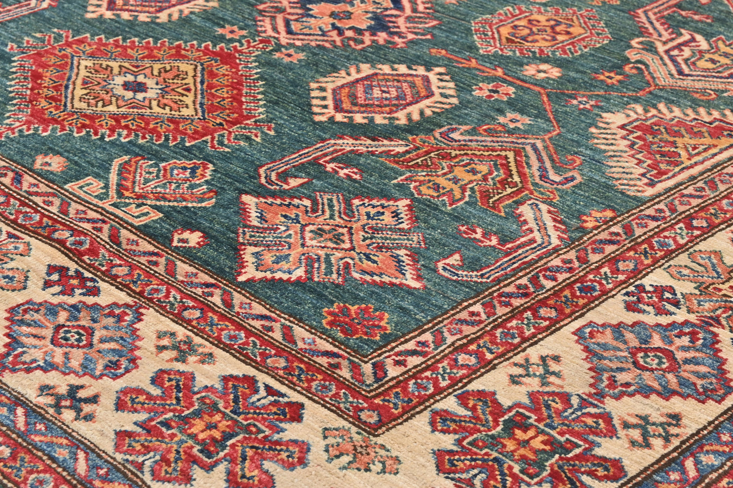 Afghan Kazak Rug (240 x 174cm)