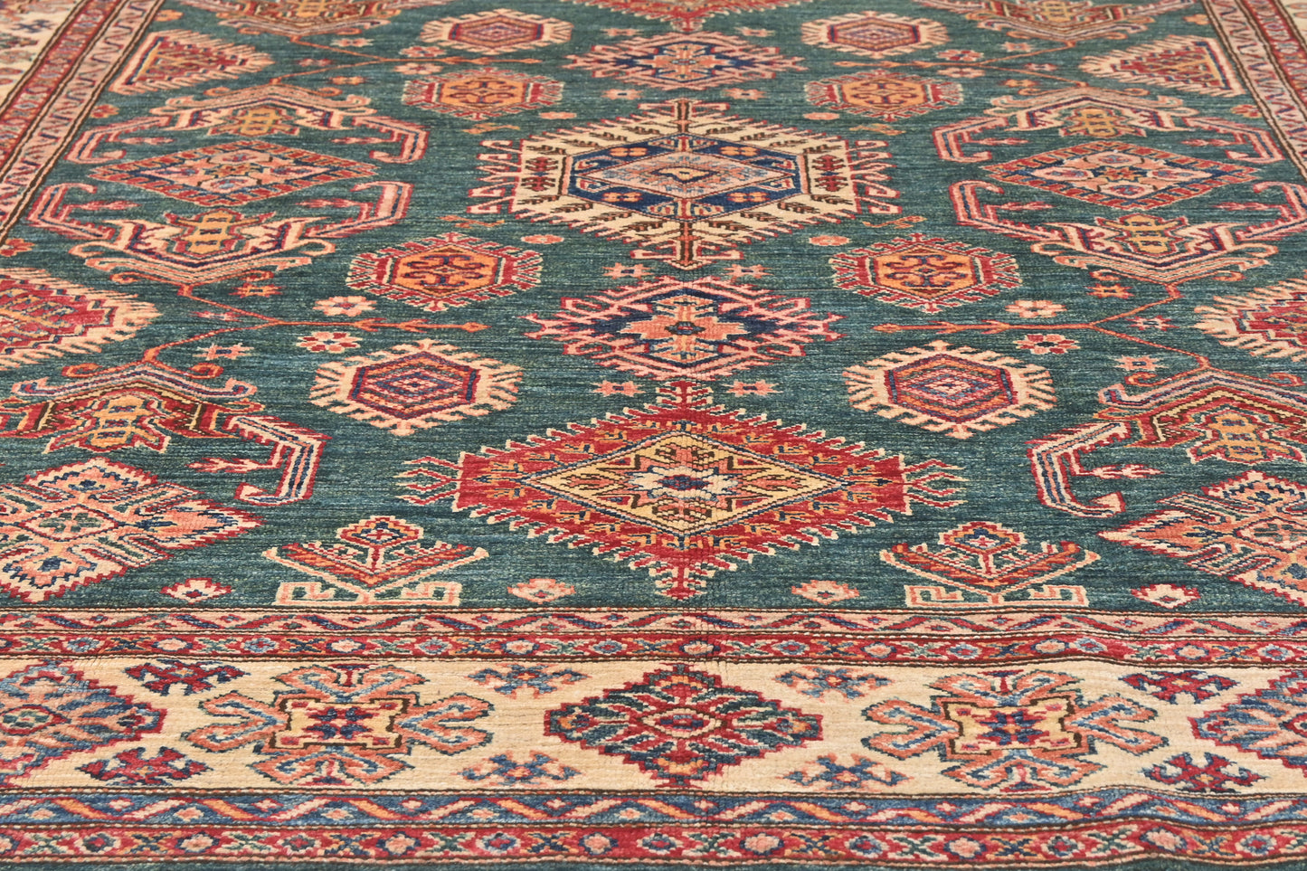 Afghan Kazak Rug (240 x 174cm)