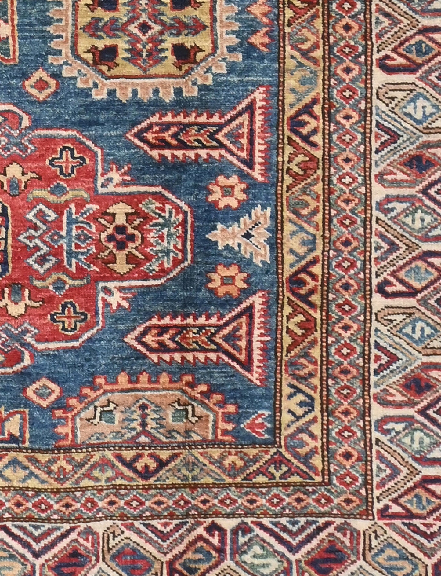 Afghan Kazak Rug (196 x 152cm)
