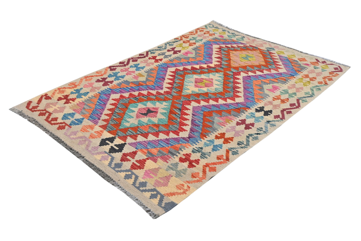 Afghan Kilim Rug (151 x 103cm)