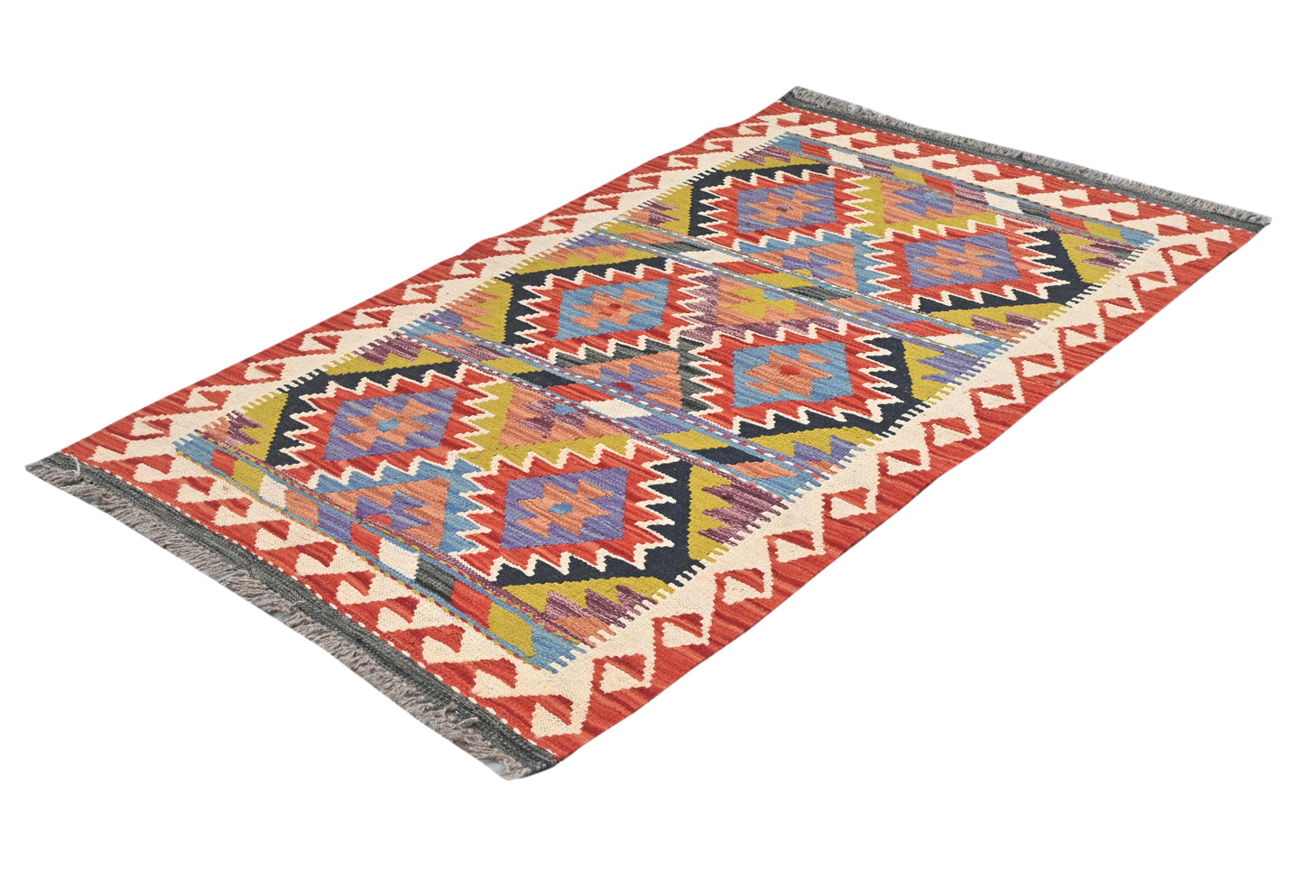 Afghan Kilim Rug (124 x 78cm)