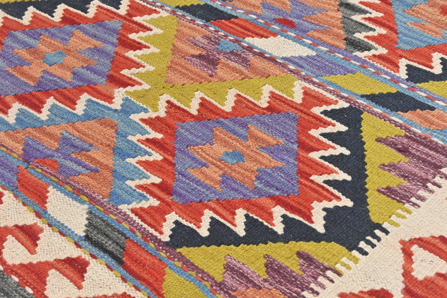 Afghan Kilim Rug (124 x 78cm)