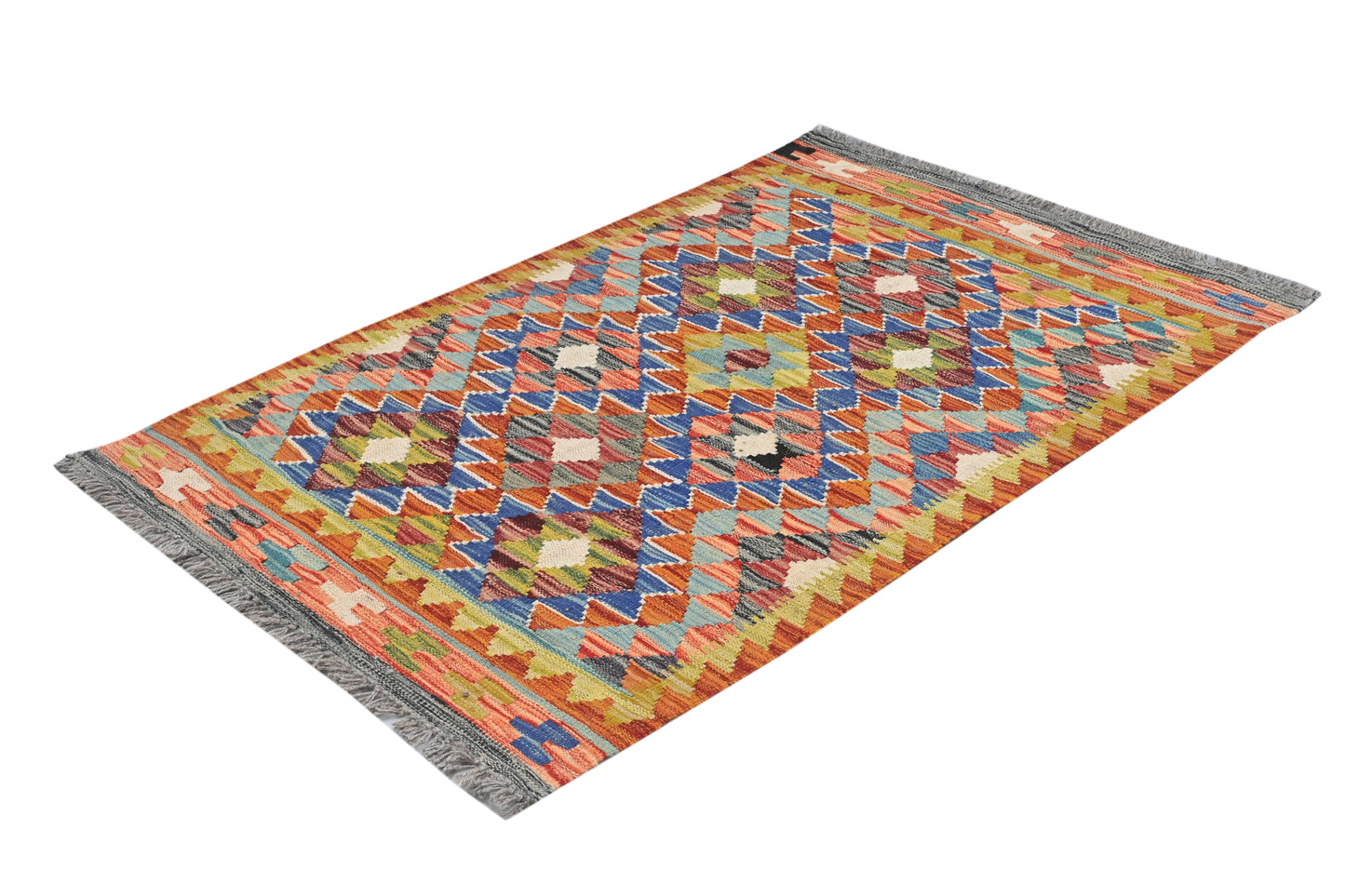 Afghan Kilim Rug (118 x 77cm)