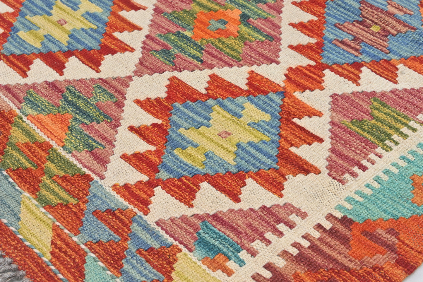 Afghan Kilim Rug (118 x 79cm)
