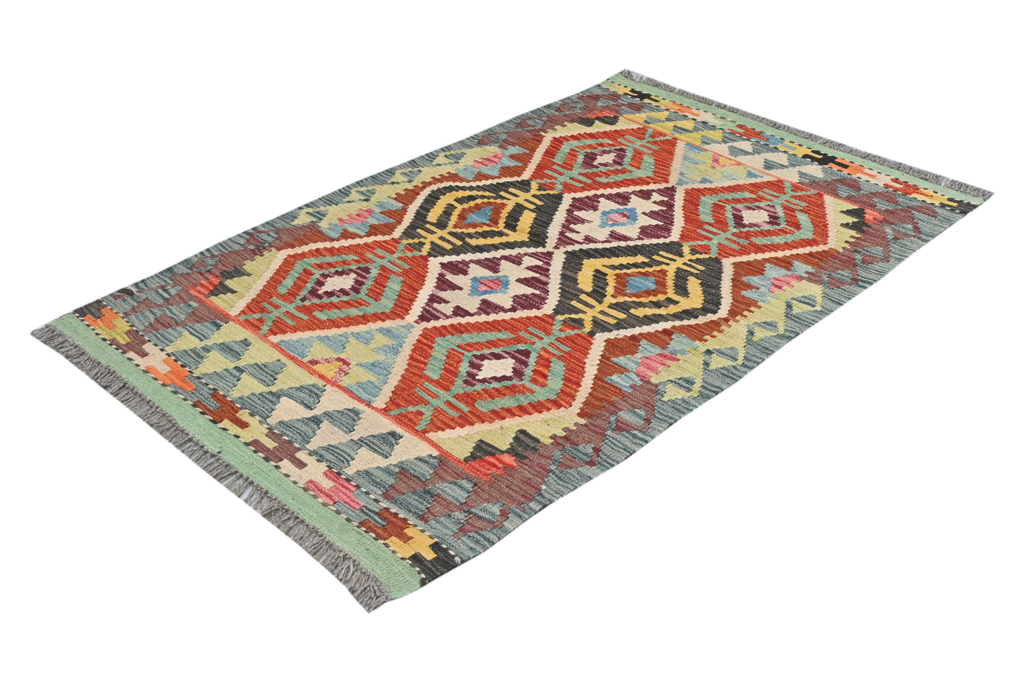 Afghan Kilim Rug (123 x 84cm)