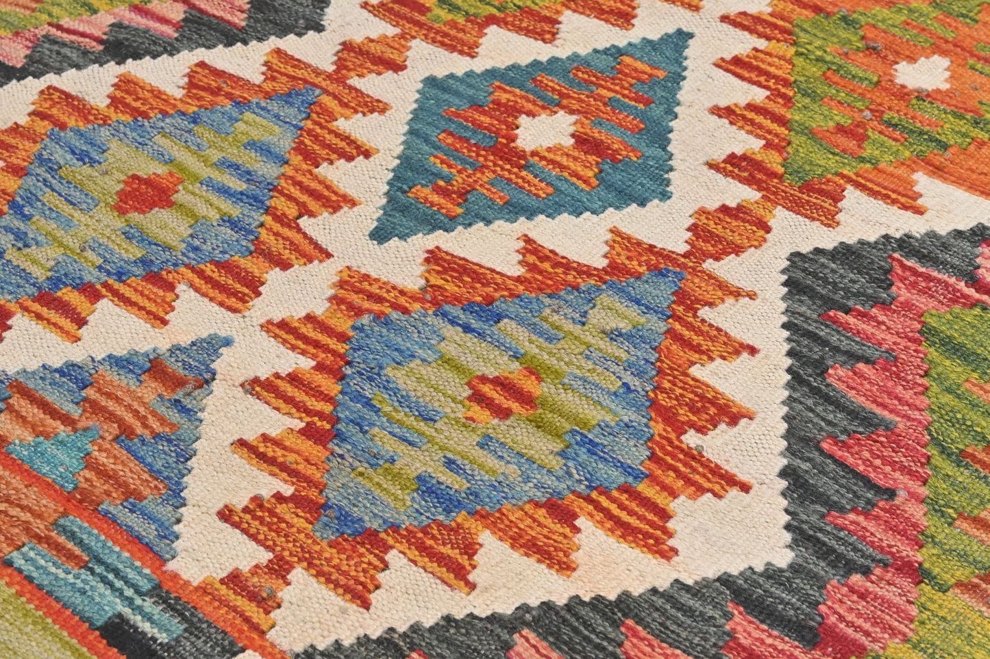 Afghan Kilim Rug (125 x 77cm)
