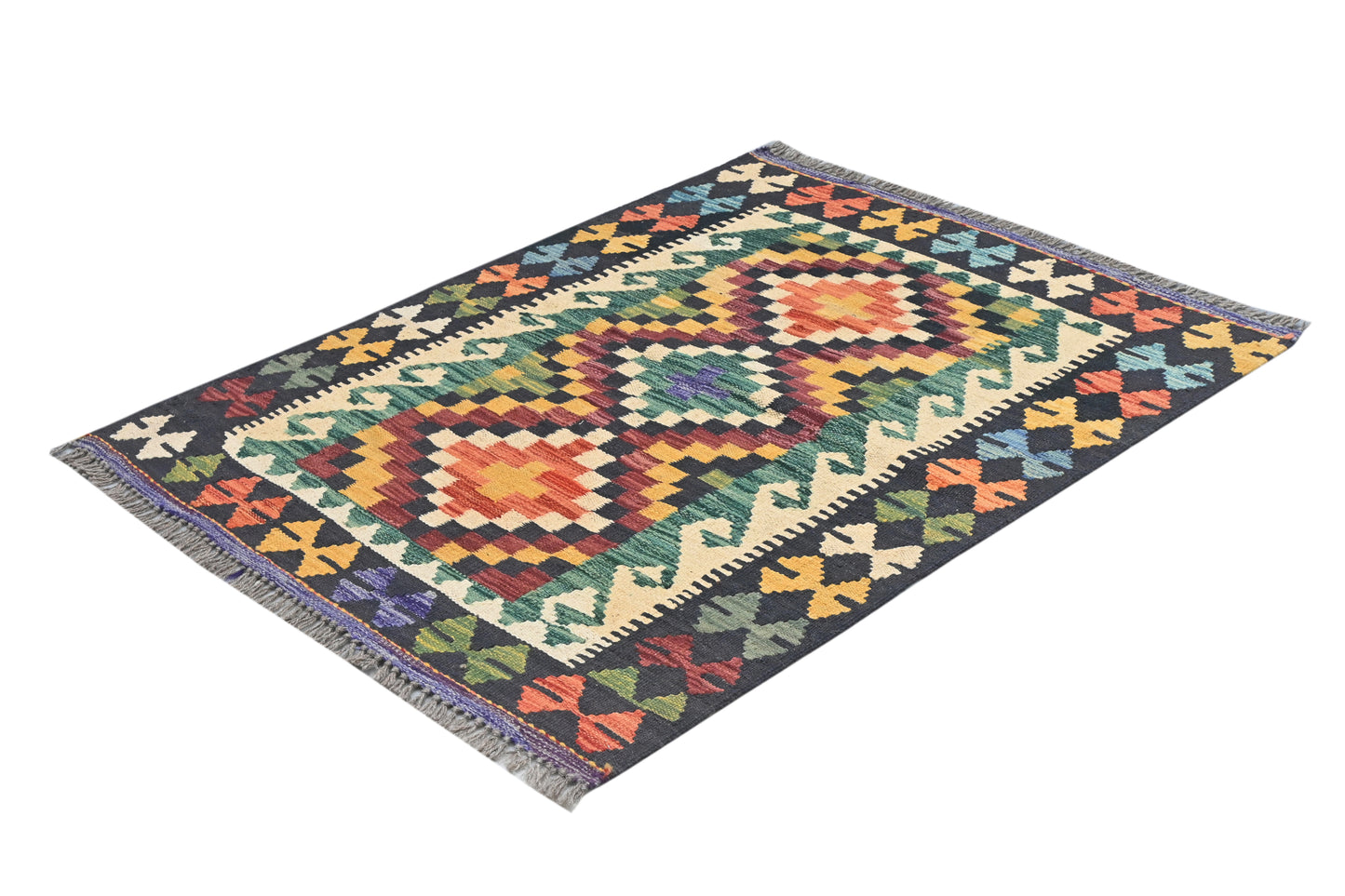 Afghan Kilim Rug (117 x 88cm)
