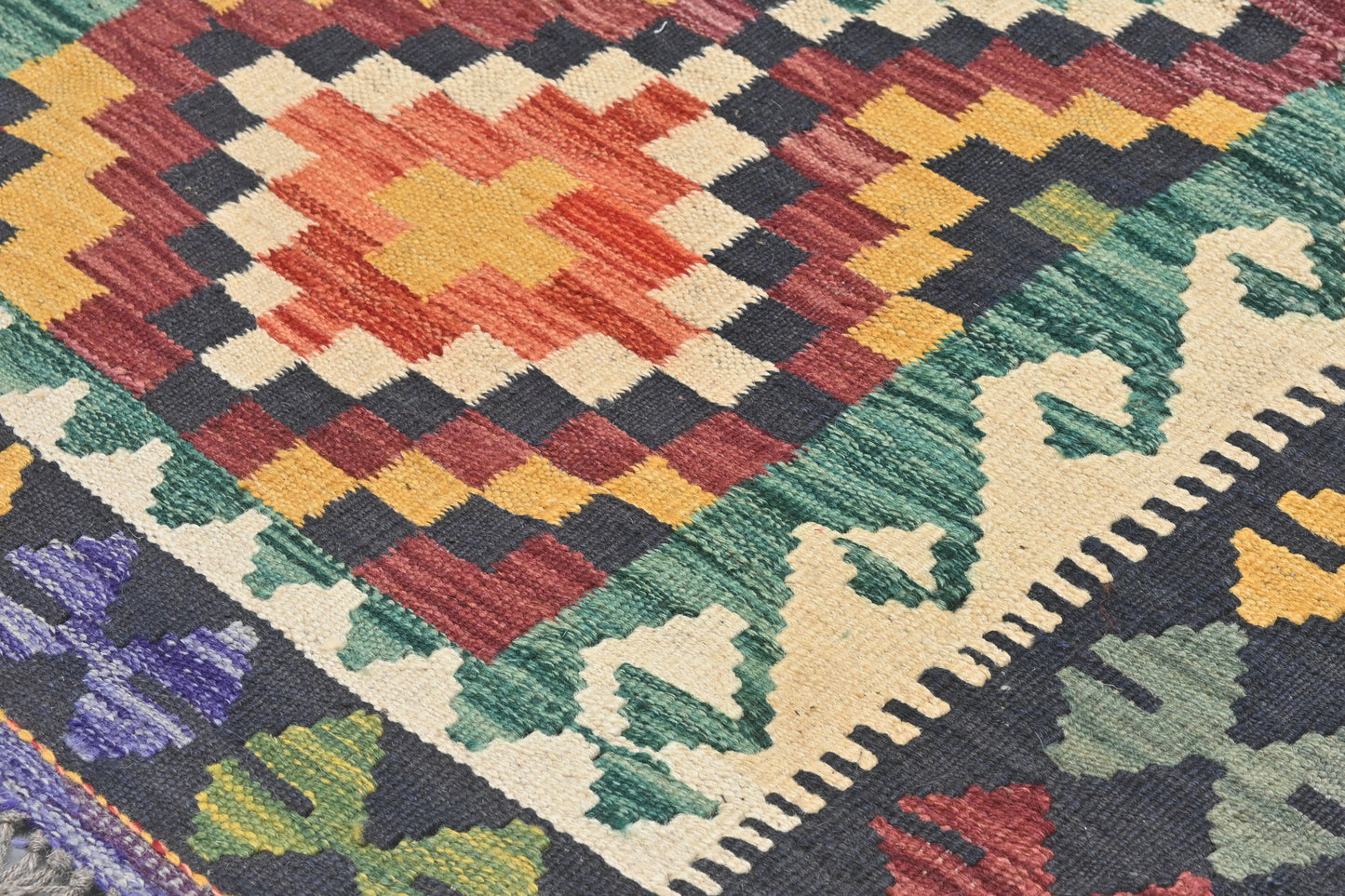 Afghan Kilim Rug (117 x 88cm)