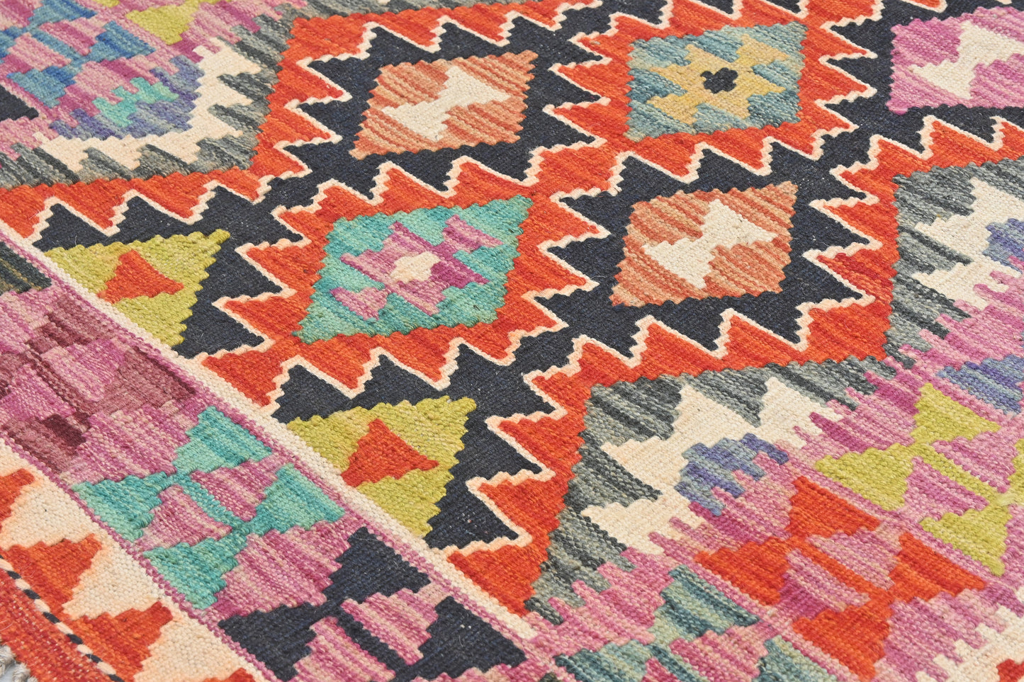 Afghan Kilim Rug (123 x 84cm)
