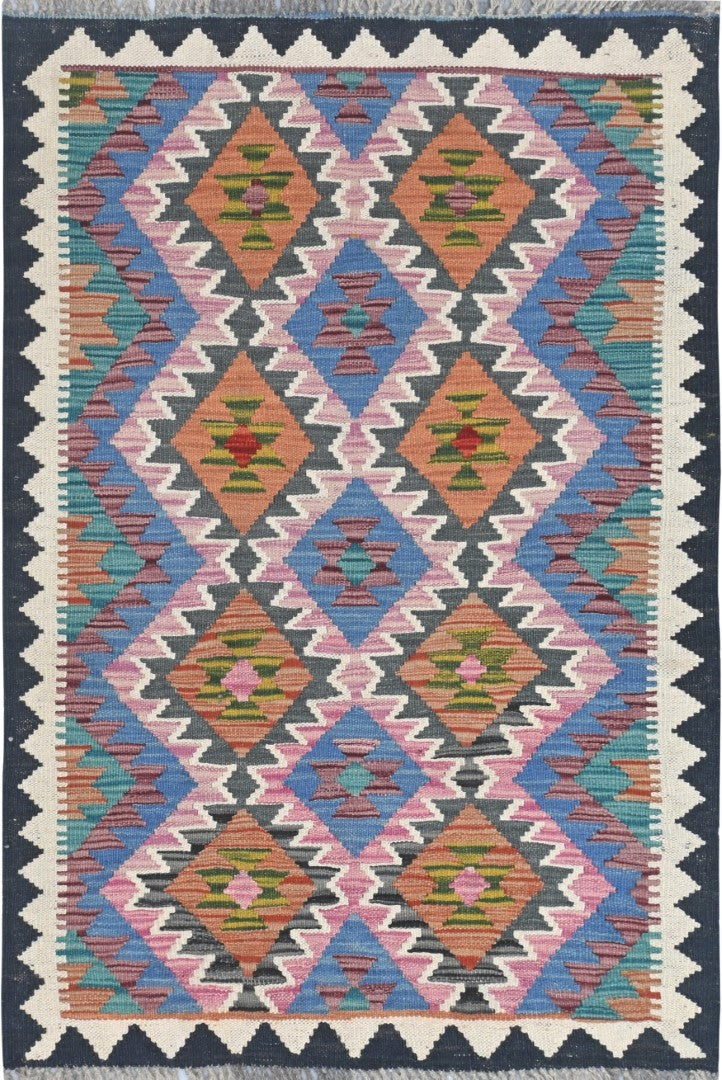 Afghan Kilim Rug 123 x 83cm