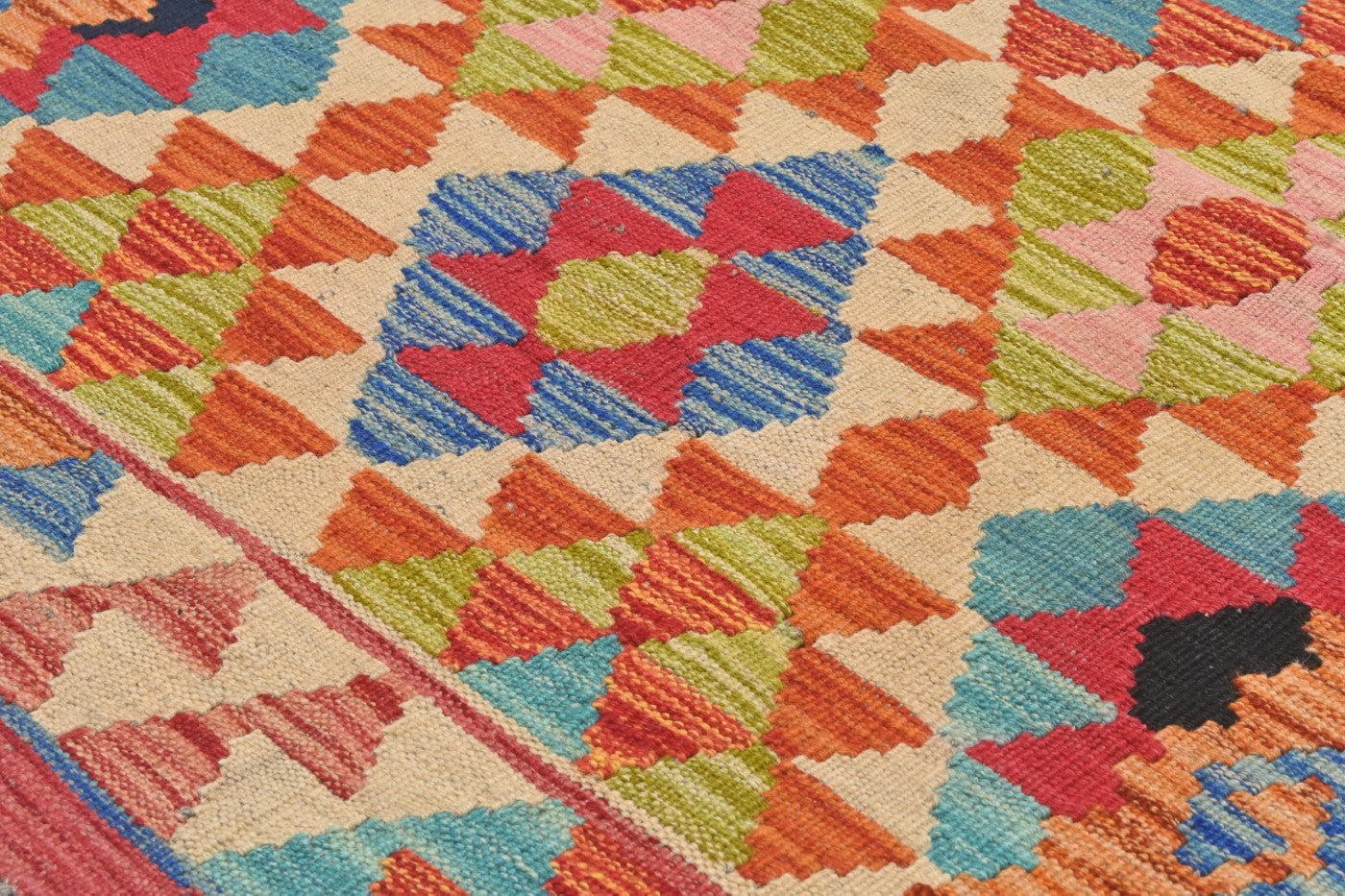 Afghan Kilim Rug 112x79
