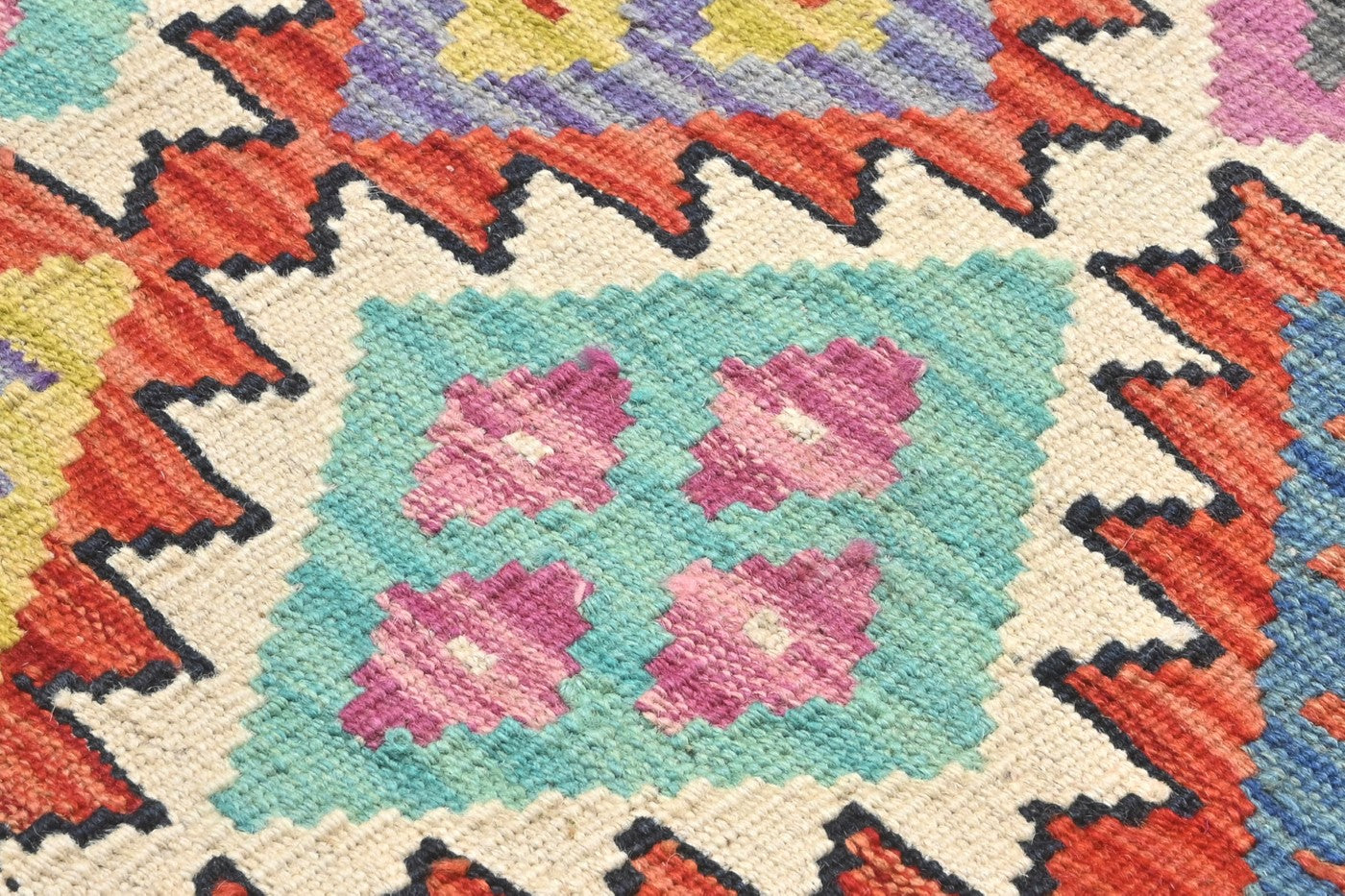 Afghan Kilim Rug 118 x 83cm