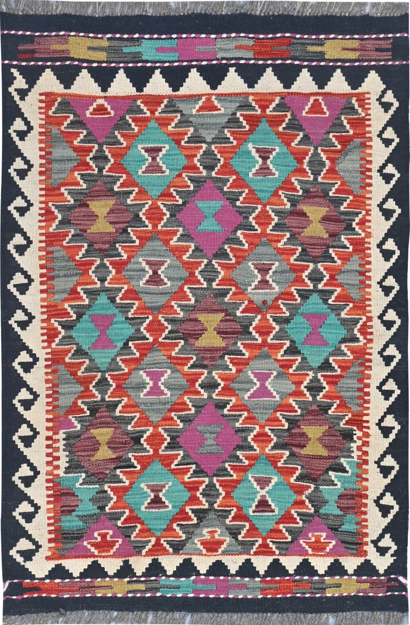 Afghan Kilim Rug 118 x 81cm