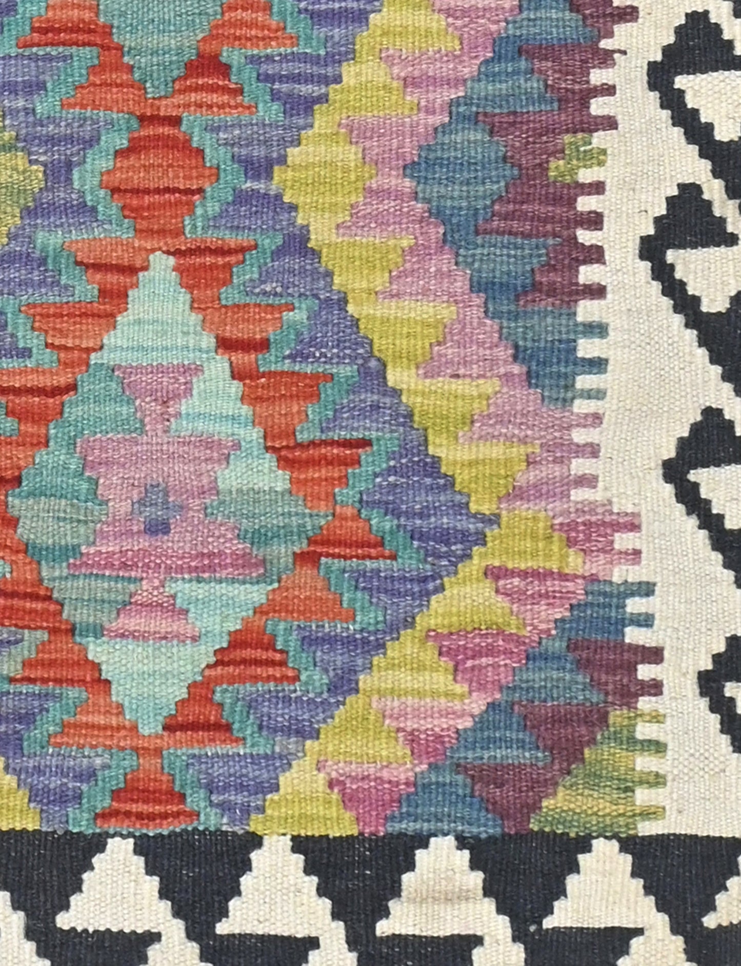 Afghan Kilim Rug 111 x 81cm