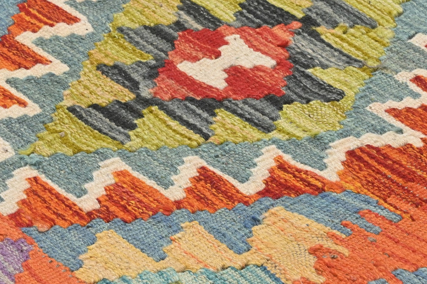 Afghan Kilim Rug 114 x 89cm