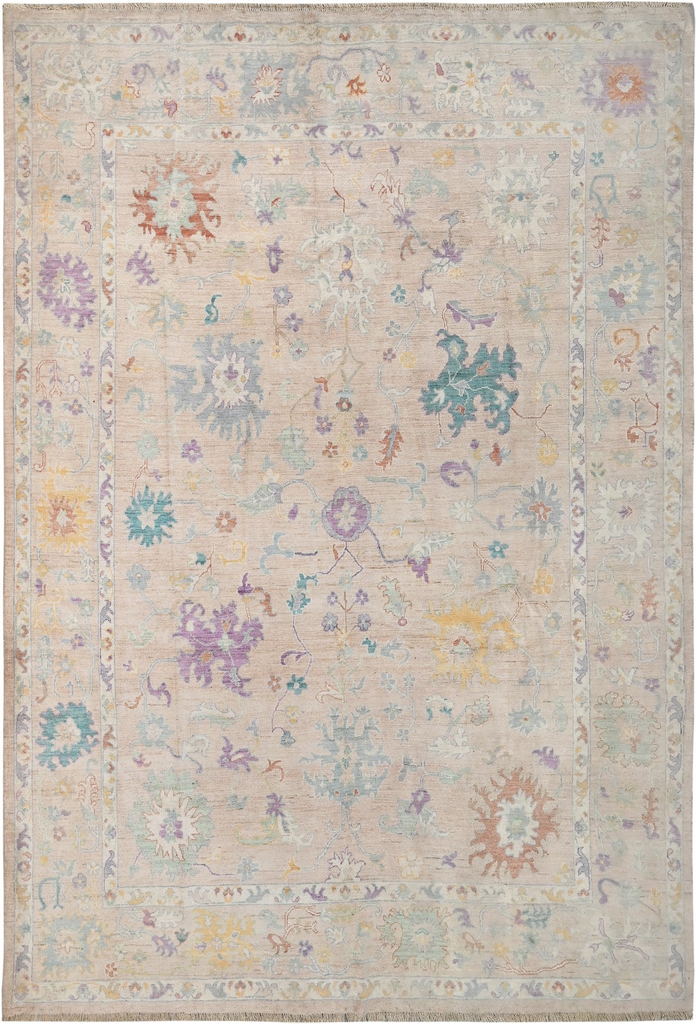 Afghan Oushak Rug (379 x 281cm)