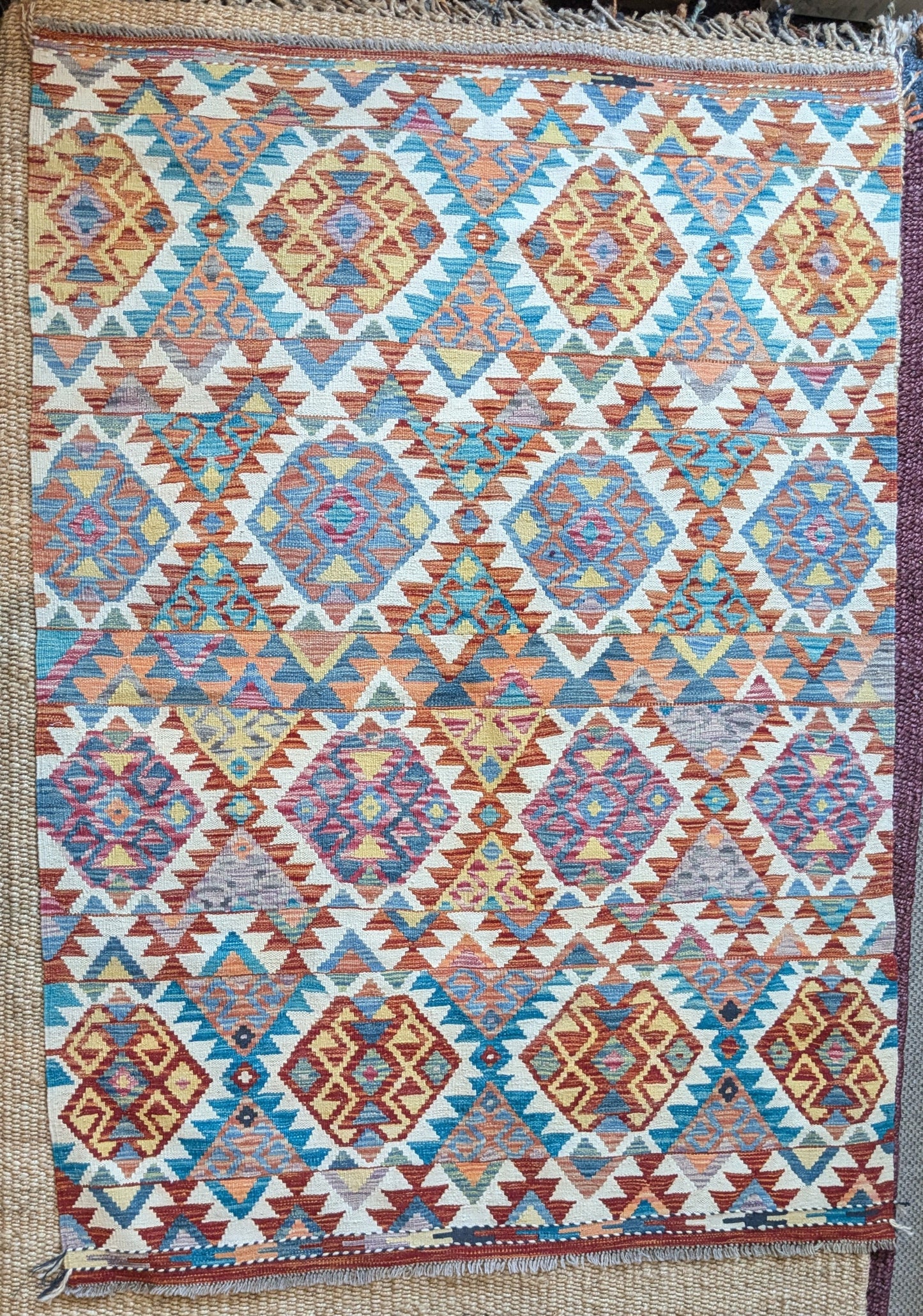 Afghan Kilim Rug (206 x 147cm)