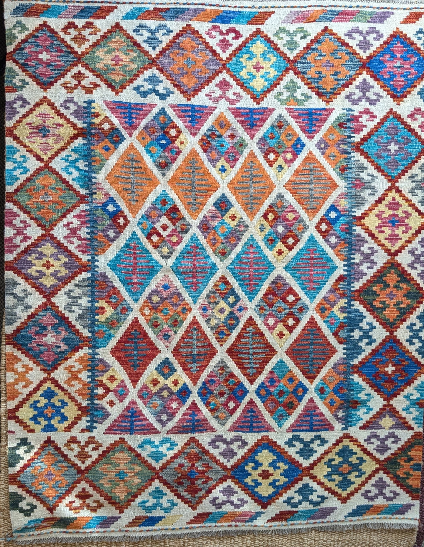 Afghan Kilim Rug (193 x 154cm)