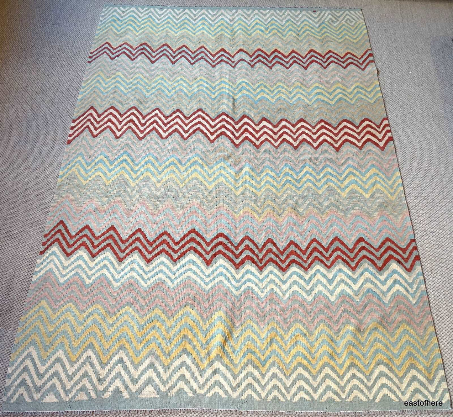 Afghan Kilim (300 x 212cm) - eastofhere