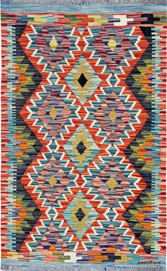 Afghan Kilim Rug 115x76